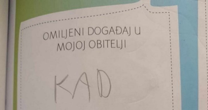 Učenik iz Dalmacije nasmijao je cijelu zemlju iskrenim odgovorom na pitanje, fotka je urnebesna Učenik iz Dalmacije nasmijao je cijelu zemlju iskrenim odgovorom na pitanje, fotka je urnebesna - featured image