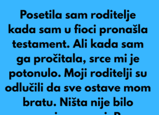 Isključena iz nasljedstva samo zato što sam djevojčica – Moj zivot od trenutka kada sam pronasla testament vise nije isti!