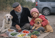 Ljudi su ih prvo samo zaobilazili, a onda je jedna fotografija djeda i unučice dirnula hiljade ljudi
